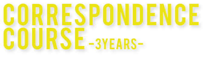 Correspondence coursE -3 years -