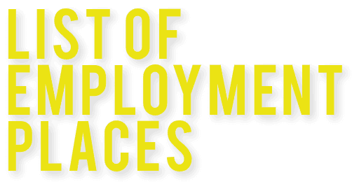 List of employment places