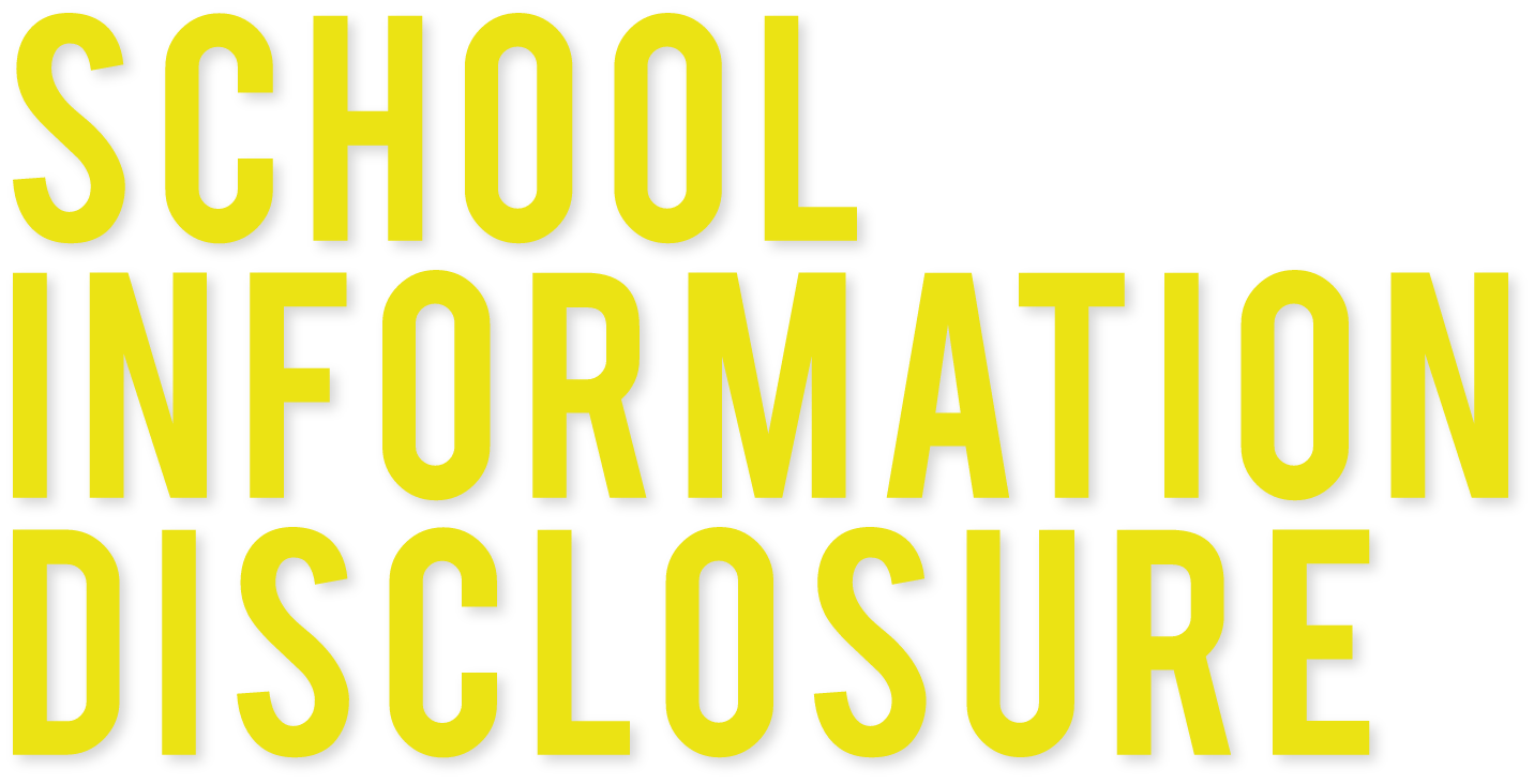 SCHOOL INFORMATION disclosure