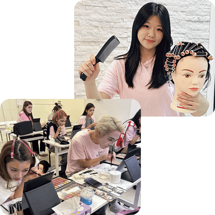 ロゼ美では選択コースに関わらず、美容師免許は全員取得を目指します!