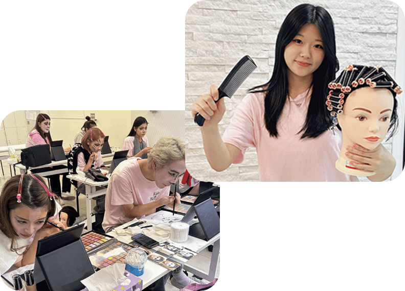 ロゼ美では選択コースに関わらず、美容師免許は全員取得を目指します！